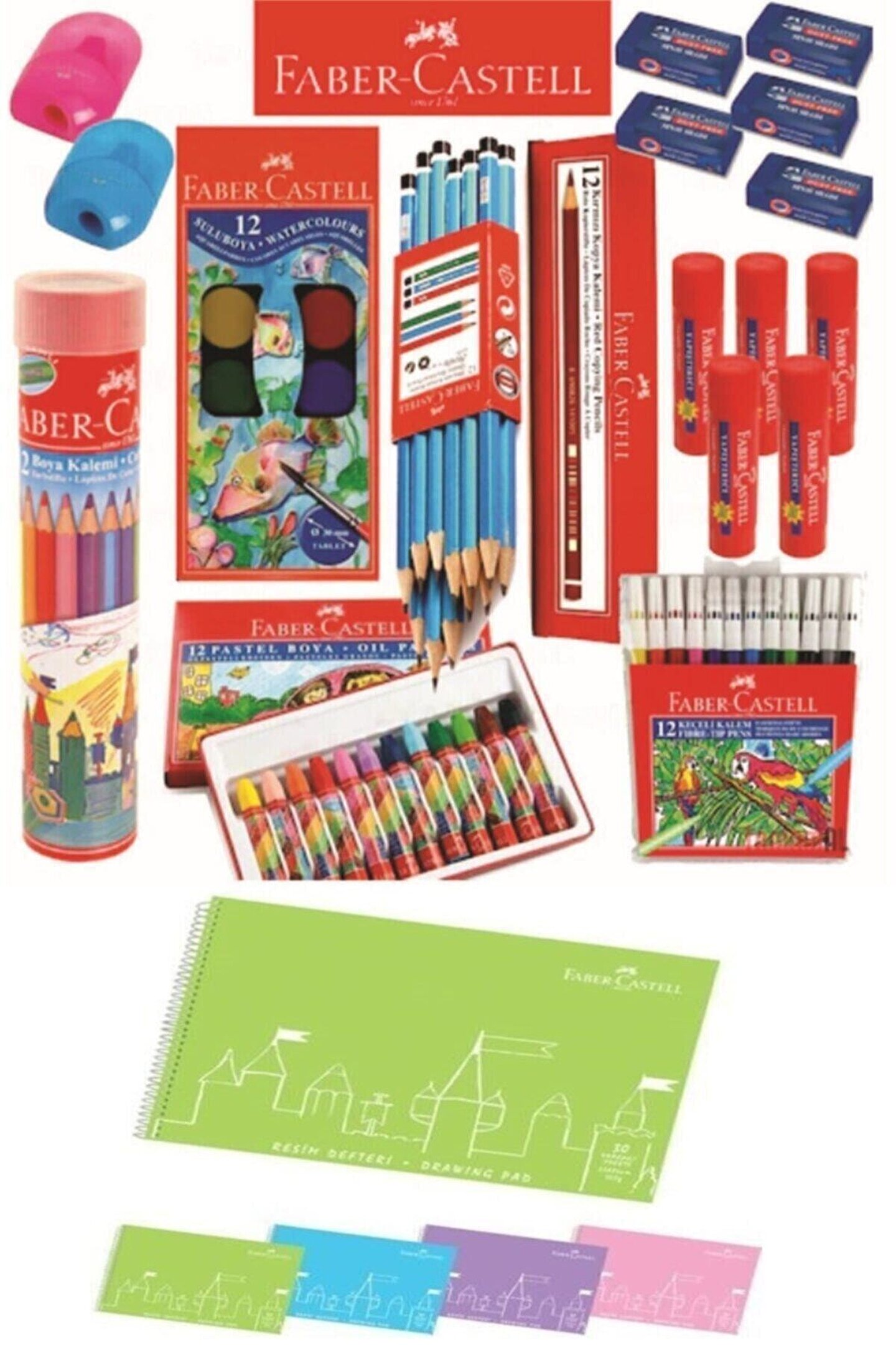 Faber Castell Kırtasiye Ve Oyuncak Dünyası Kırtasiye Seti