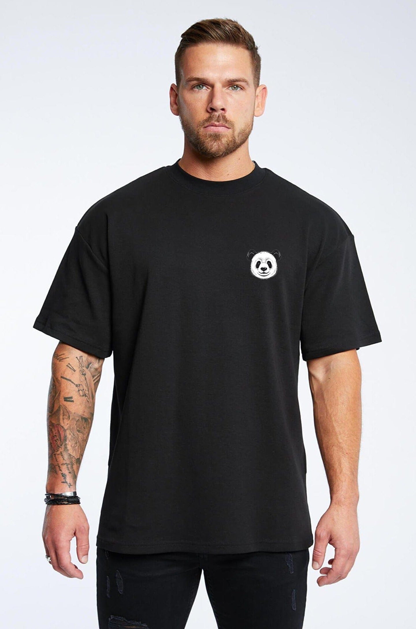 İnsane Minds erkek oversize bol kalıp tshirt