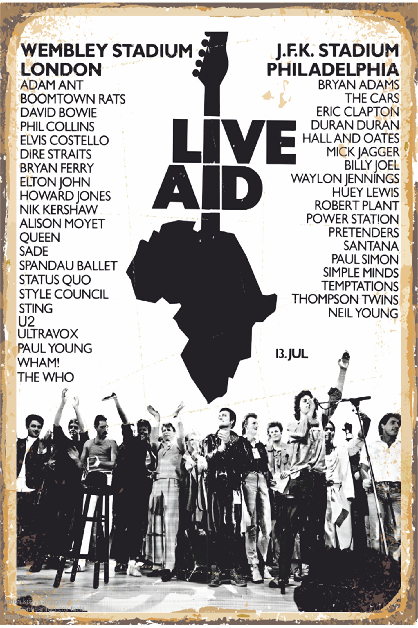 live aid 1985 konseri queen unutulmaz efsane konser afi | Vartabi