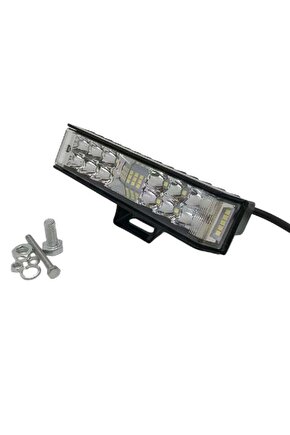 Offroad Sis Lambası 40 Led 20w Kırmızı-beyaz-mavi Çakarlı Adet 12-30v  Lass296