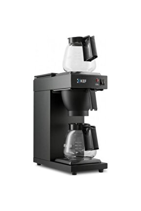 Filtro Ofis Ve Ev Siyah Çift Demlikli Filtre Kahve Makinesi Flt120.2