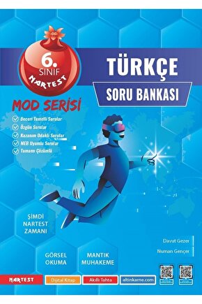 Nartest 6. Sınıf Yeni Nesil Türkçe Mod Soru Bankası