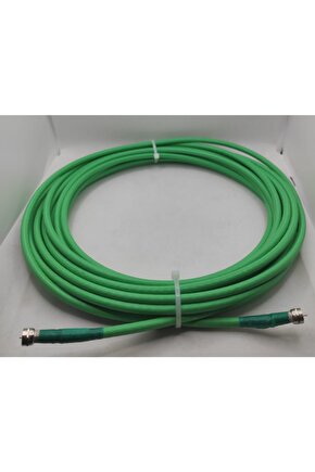 Yeşil Anten Kablosu Rg 6 U4 64 Telli 80 Metre Hazır F Konnektörlü Tak Çalıştır 1. Kalite