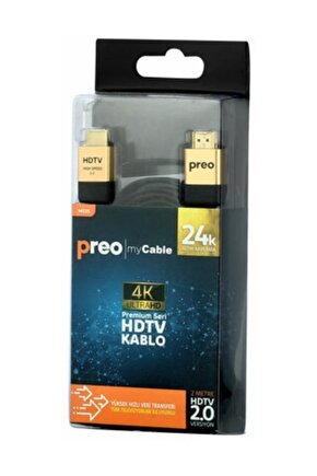 My Cable Mc25 2m Premium Hdmı Kablo 