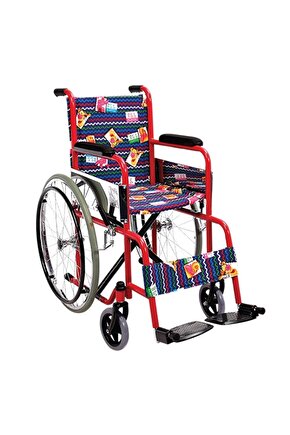 P970 Katlanabilir Engelli Çocuk Tekelekli Sandalyesi Arabası