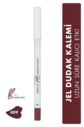 Lamel Long Lasting Gel Lip Kalıcı Jel Dudak Kalemi No 409