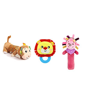 Sozzy Toys 3lü Çıngıraklı Oyuncak Seti