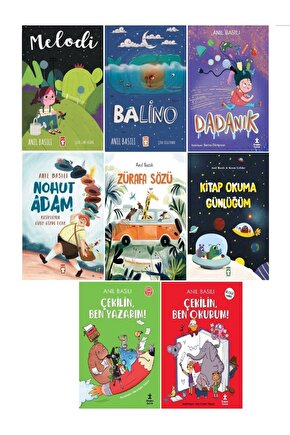 Balino - Melodi - Nohut Adam - Zürafa Sözü - Dadanık - Çekilin Ben Okurum 8 kitap set - Anıl Basılı