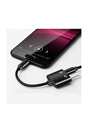 Type-c 3.5mm Kulaklık Ve Şarj Dönüştürücü Adaptör Çoklayıcı Typec
