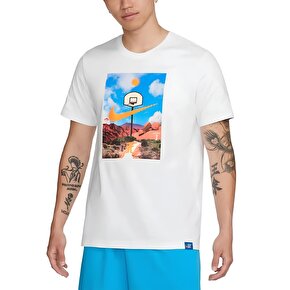 Nike Mens Basketball T-Shirt White 