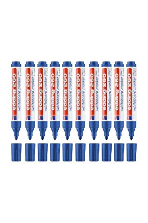 Eddıng Beyaz Tahta Kalemi E-260 Mavi 10 Lu