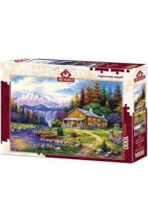 Art Puzzle Dağlarda Günbatımı 1000 Parça Puzzle 4230 - Puzzle Seti - Yapboz - Yap-boz Puzzle