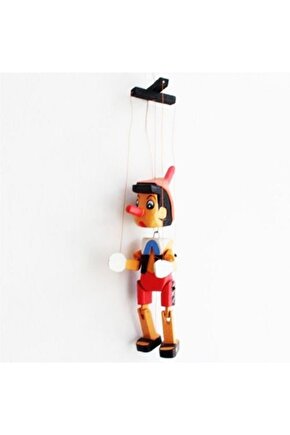 Asmalı Ahşap Pinokyo 20 Cm
