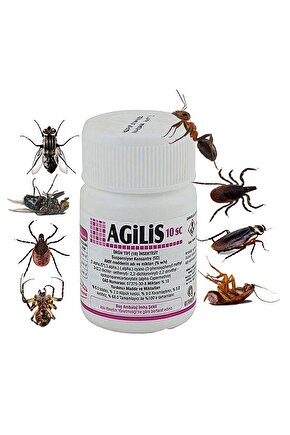 Agilis Haşere Ilacı 50ml Sivrisinek Karasinek Hamamböceği Kene Akreplere Etkili