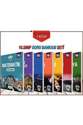 10.sınıf Tüm Dersler Soru Bankası Seti 7 Kitap