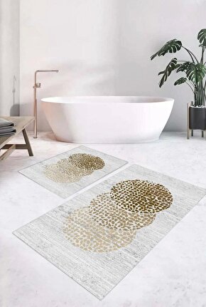 Şölen Halı Banyo Paspas Klozet Takımı 2Li 