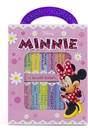 Disney Baby: My First Library Board Book Block 12 Book Set- Minnie Mouse