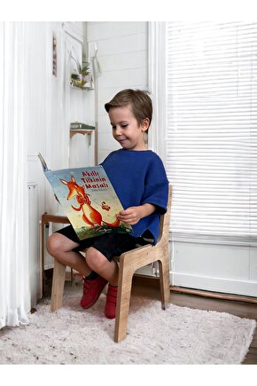 Montessori Yöntemine Uygun Ahşap Sandalye, Çocuklar için Ahşap Sandalye, Ahşap Sandalye