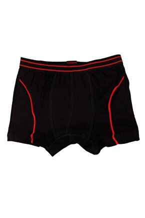 Likralı Çocuk Boxer 133 | Siyah