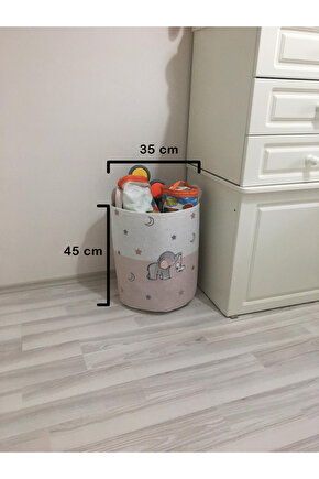 BMKs STORE Bebek ve Çocuk Odası Kızılderili Panda Oyuncak ve Çamaşır Sepeti BMKs STORE-097