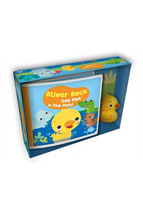 My First Bath Book & Toy: Oliver Duck Has Fun In The Pond