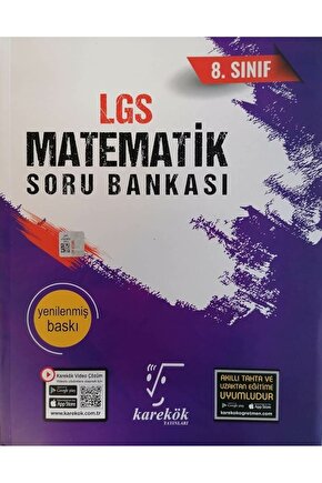 Karekök 8.Sınıf LGS Yenilenmiş Matematik Soru Bankası - krk