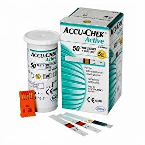 Accu Chek Active 50 Şeker Ölçüm Çubugu 1 Kutu