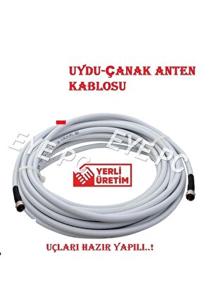 25 Metre Anten Uydu Kablosu Çanak Kablosu Uydu Tv Arası