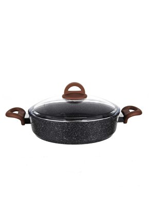 Terra Grey Kısa Tencere 26 cm