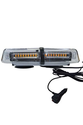 Çakarlı Tepe Lambası 17 Fonskiyon 54led Sarı-sarı 12-30v 26w Adet  Laık538-1