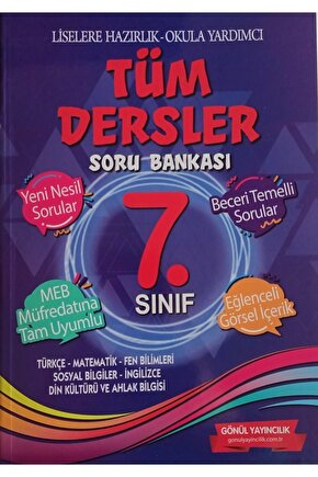 7. Sınıf Tüm Dersler Beceri Temelli Yeni Nesil Soru Bankası