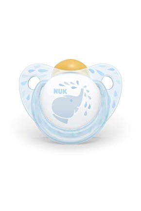 Kauçuk Emzik Baby Blue 0-6 Ay Tekli Asortili