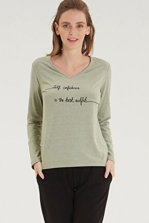 50361- Kadın Uzun Kol T-Shirt