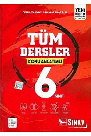 Sınav 6. Sınıf Tüm Dersler Konu Anlatımlı (yeni)