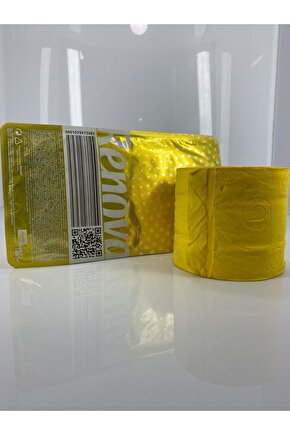 Renova Renkli Tuvalet Kağıdı Sarı 2li Pvc Şeffaf