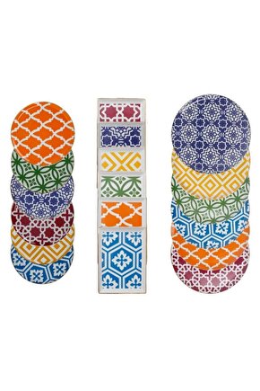 Morocco 18 Parça 6 Kişilik Ikram Ve Kahval