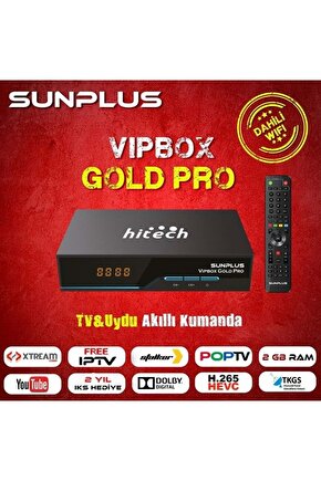Hitech Vıpbox Gold Pro Hd Mini Uydu Alıcısı