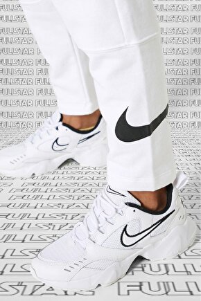 Air Heights White Sneaker Hakiki Deri ve Tekstil Günlük Spor Ayakkabı Beyaz