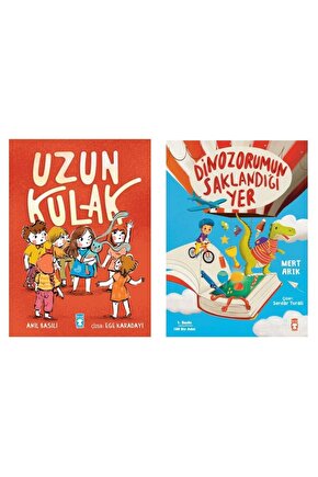 Dinozorumun Saklandığı Yer + Uzun Kulak (2 Kitap)