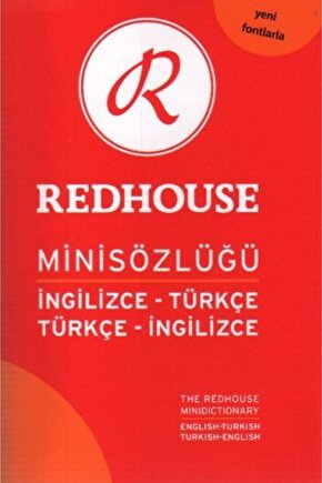 Redhouse Mini Sözlüğü Ingilizce Türkçe Türkçe Ingilizce (rs-006)
