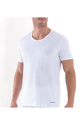 Erkek Tshirt Loose Fit 9217 - Beyaz