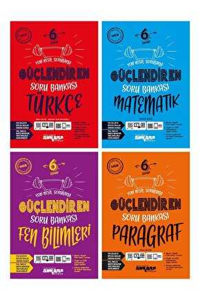 6. Sınıf Türkçe Matematik Fen Bilimleri Paragraf Güçlendiren Soru Bankası Seti