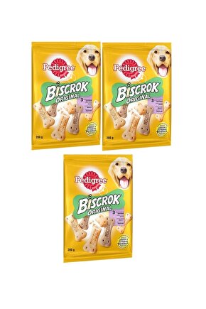 Biscrok Multi Mix Köpek Ödül Bisküvisi 200 Gr (3 Adet)