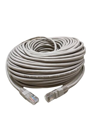 Kalın Kaliteli 100 Metre Cat6 Rj45 Network Tv Bilgisayar Modem Arası Ethernet Internet Kablosu