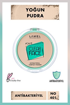 Lamel Ohmy Clear Face Kompakt Pudra No 401