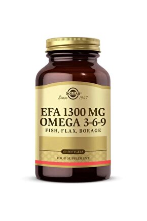 Omega 3-6-9 Efa 1300mg 60 Softjel