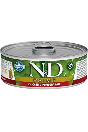 Neo Pet Market Nd Prime Tavuk Ve Narlı Yavru Kedi Konservesi 80 Gr X 3 Adet