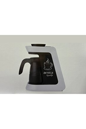 Köpüklü Pro Otomatik Türk Kahve Makinesi Siyah-Beyaz IH32045