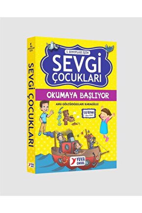 Yuva Yayınları 1 Sınıf Sevgi Çocukları Okumaya Başlıyor Hikaye Seti 1 Sınıf 10 Kitap