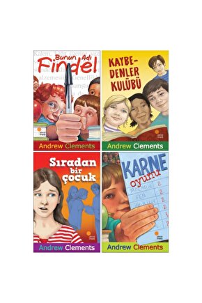 Andrew Clements 4 Kitap Set-2 - Bunun Adı Findel - Kaybedenler Kulübü - Sıradan Bir Çocuk